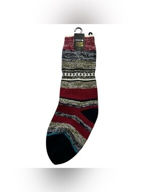 NWT Stance Holiday Stocking Merry Christmas Knit OS Red Black Green NEW
